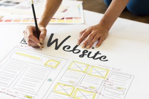 website wireframes