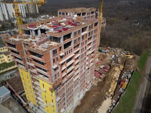 busy construction site