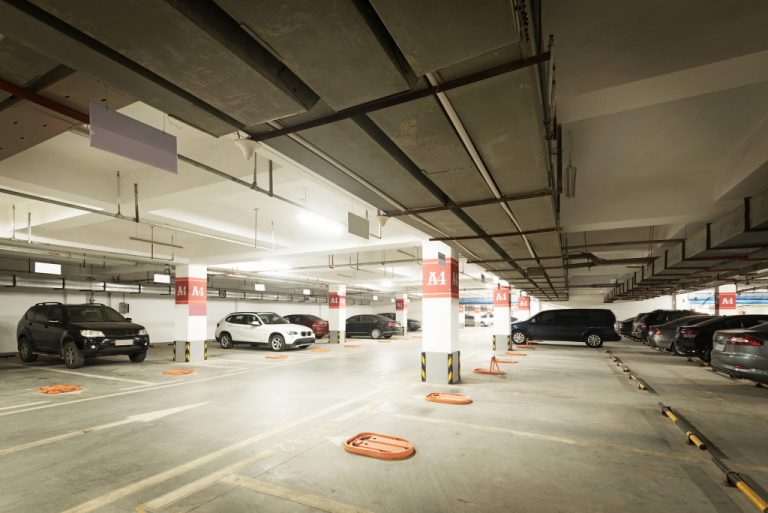 A basement Parking Lot