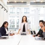 Group of Coworkers on a Board room