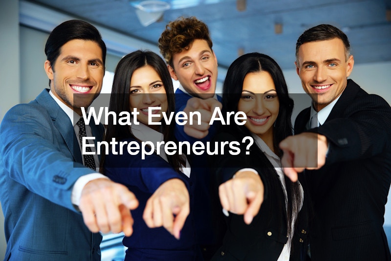 Whar Even Are Entrepreneurs?